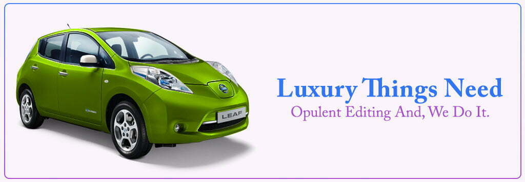 Car Photo Editing Service Wide Banner