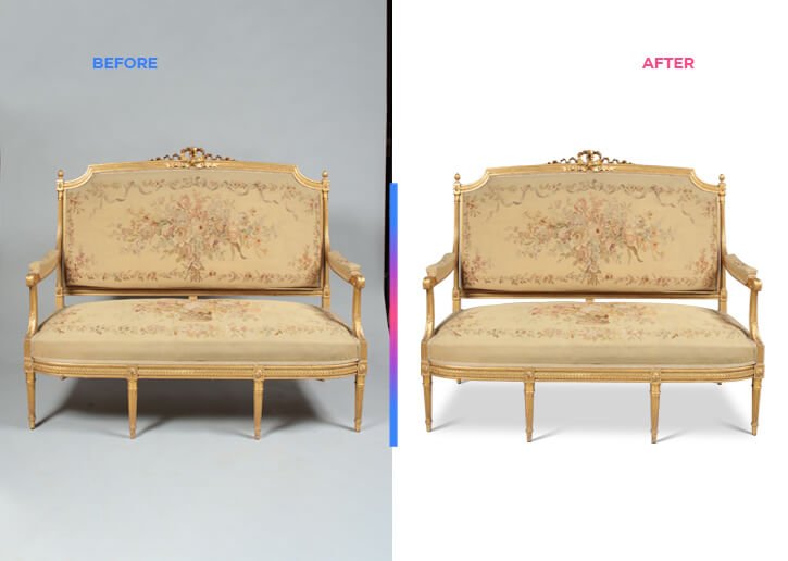 Furniture-Shadow-Effect Creation before after