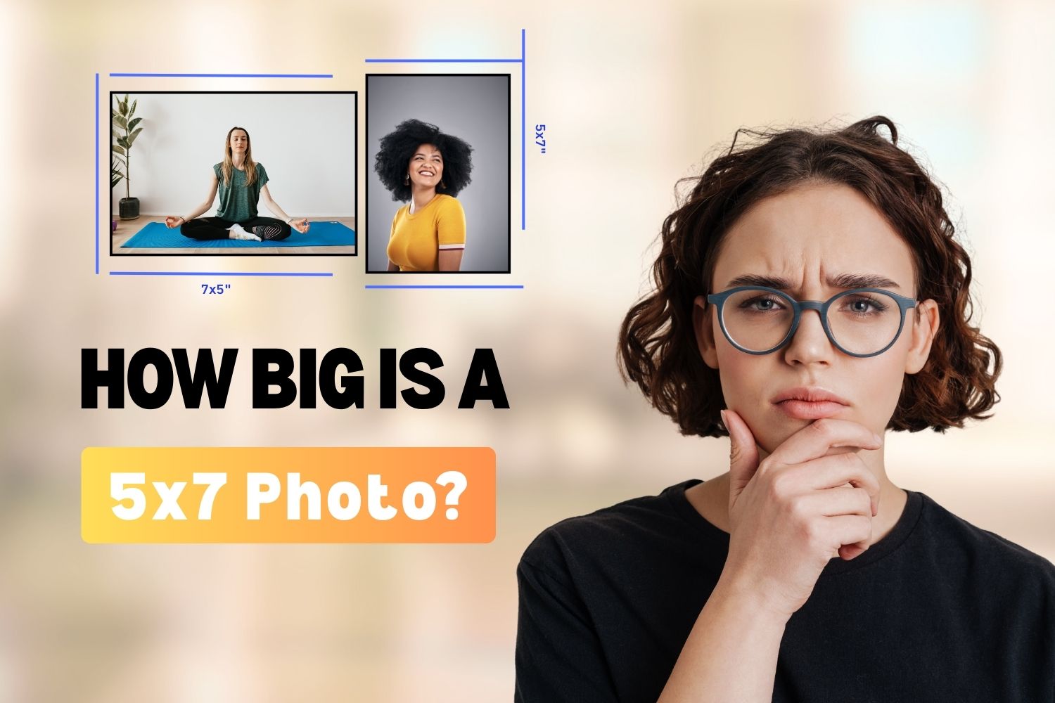 how big is a 5x7 photo