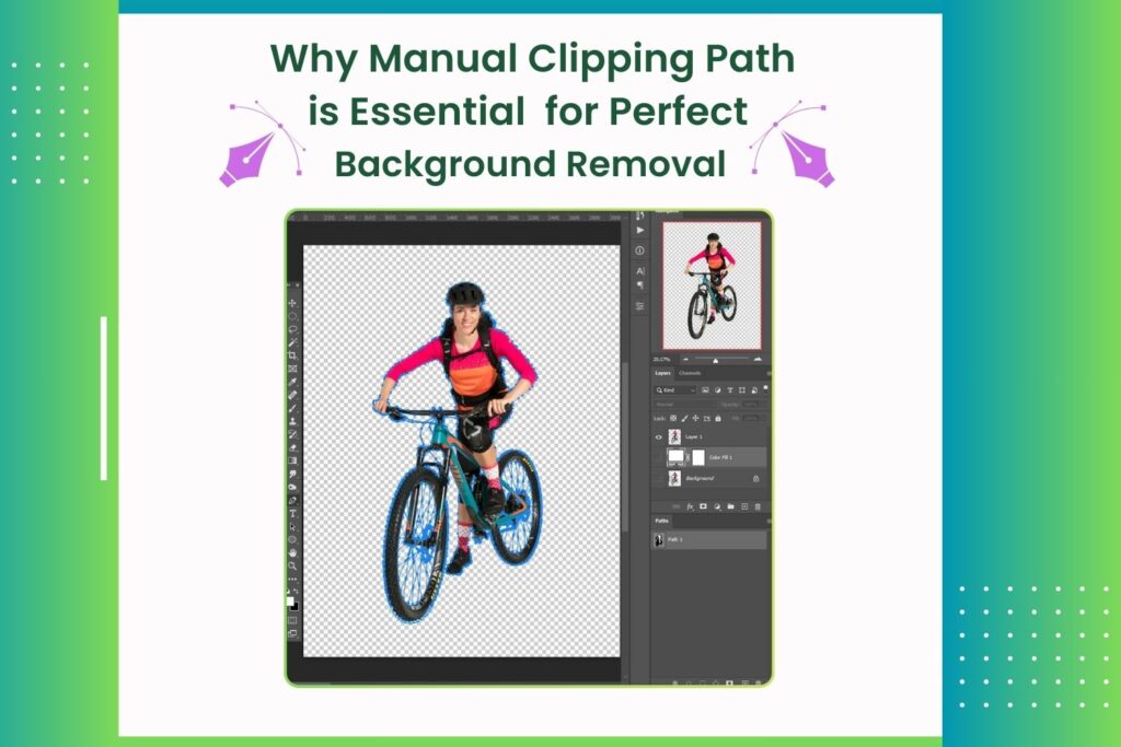 manual clipping path banner